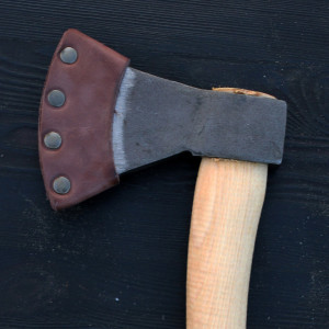 The Robin Wood Axe with Leather Sheath
